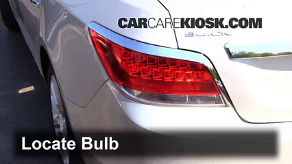 2013 Buick LaCrosse 3.6L V6 FlexFuel Luces Luz de reversa (reemplazar foco)