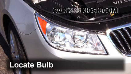 2013 Buick LaCrosse 3.6L V6 FlexFuel Luces Luz de giro delantera (reemplazar foco)