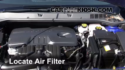 2013 Buick Verano 2.4L 4 Cyl. FlexFuel Filtro de aire (motor)