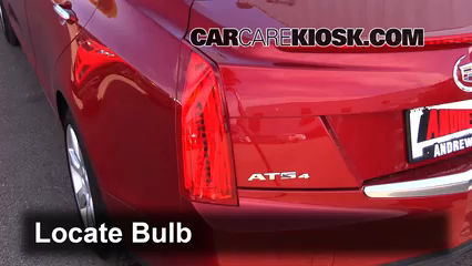 2013 Cadillac ATS Performance 3.6L V6 FlexFuel Éclairage Feux de position arrière (remplacer ampoule)