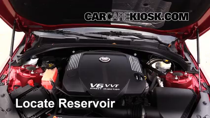 2013 Cadillac ATS Performance 3.6L V6 FlexFuel Liquide essuie-glace Vérifier le niveau de liquide