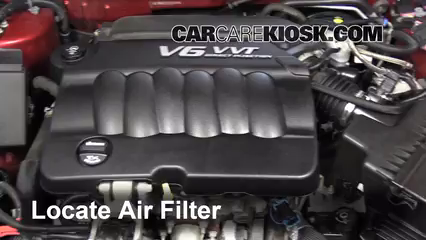 2013 Chevrolet Impala LT 3.6L V6 FlexFuel Filtre à air (moteur)