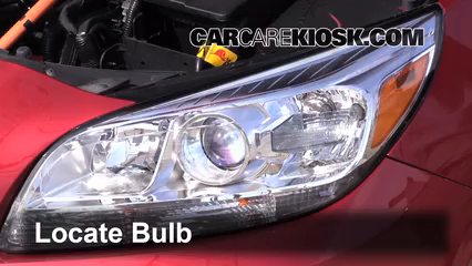2013 Chevrolet Malibu Eco 2.4L 4 Cyl. Éclairage Feu clignotant avant (remplacer l'ampoule)