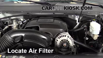 2013 Chevrolet Tahoe LT 5.3L V8 FlexFuel Air Filter (Engine) Check