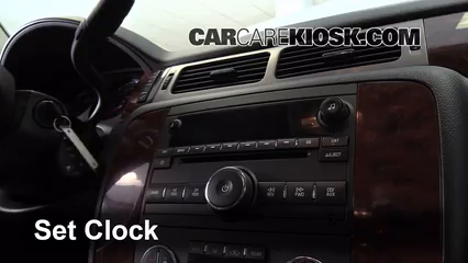 2013 Chevrolet Tahoe LT 5.3L V8 FlexFuel Clock