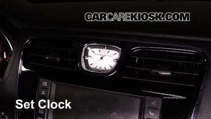 2013 Chrysler 200 Limited 3.6L V6 FlexFuel Sedan Clock