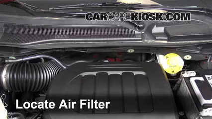 2013 Chrysler Town and Country Touring 3.6L V6 FlexFuel Filtre à air (moteur)