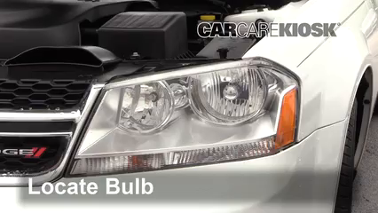 2013 Dodge Avenger SE 3.6L V6 FlexFuel Lights Daytime Running Light (replace bulb)