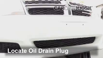 2013 Dodge Avenger SE 3.6L V6 FlexFuel Aceite Cambiar aceite y filtro de aceite