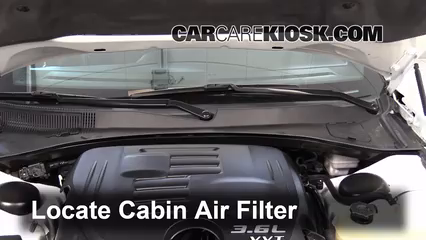 2013 Dodge Charger SE 3.6L V6 FlexFuel Filtro de aire (interior)