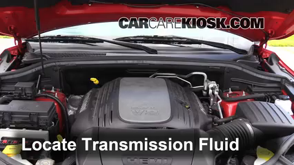 2013 Dodge Durango RT 5.7L V8 Líquido de transmisión Controlar nivel de líquido