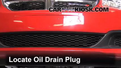 2013 Dodge Grand Caravan SXT 3.6L V6 Aceite Cambiar aceite y filtro de aceite