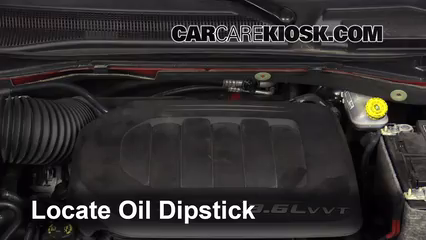 Check Oil Level 2013 Dodge Grand Caravan SXT 3.6L V6