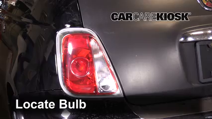 2013 Fiat 500 Abarth 1.4L 4 Cyl. Turbo Éclairage Feu clignotant arrière (remplacer l'ampoule)