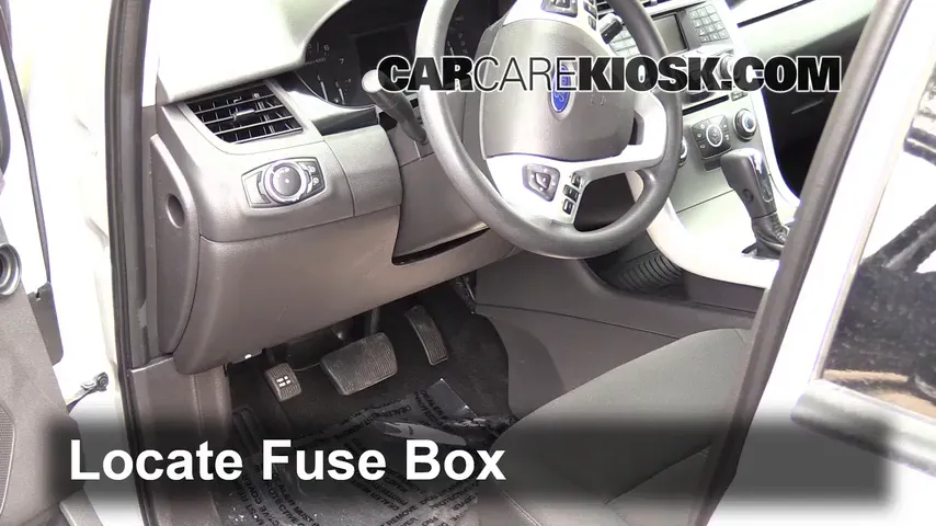 2013 ford edge cigarette lighter fuse location Interior Fuse Box Location: 2013 Ford Edge SE 2.0L 4 Cyl. Turbo