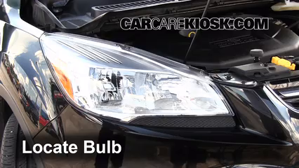 2013 Ford Escape SEL 2.0L 4 Cyl. Turbo Lights Headlight (replace bulb)