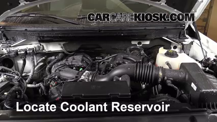 How to Add Coolant: 2013 Ford F-150 XLT 3.7L V6 FlexFuel Standard Cab