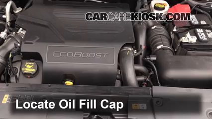 2013 Ford Flex Limited 3.5L V6 Turbo Sport Utility (4 Door) Aceite Agregar aceite