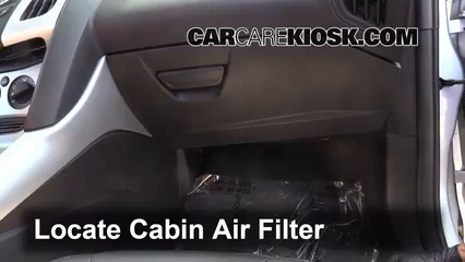 2013 Ford Focus SE 2.0L 4 Cyl. FlexFuel Hatchback Filtro de aire (interior)