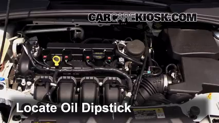 Check Oil Level 2013 Ford Focus SE 2.0L 4 Cyl. FlexFuel Hatchback