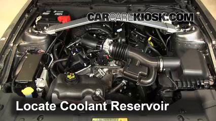 2013 Ford Mustang 3.7L V6 Convertible Coolant (Antifreeze) Check Coolant Level
