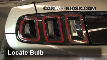 2013 Ford Mustang 3.7L V6 Convertible Lights Brake Light (replace bulb)