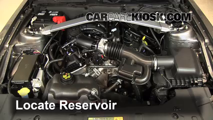 2013 Ford Mustang 3.7L V6 Convertible Líquido limpiaparabrisas Agregar líquido