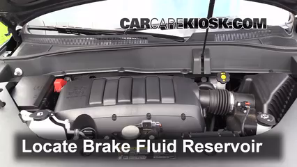 2013 GMC Acadia SLT 3.6L V6 Brake Fluid Add Fluid