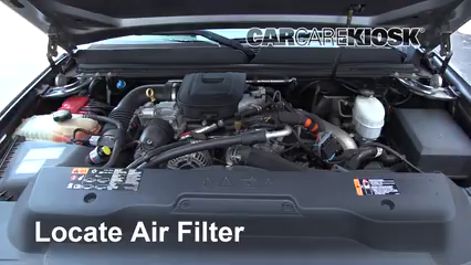 2013 GMC Sierra 3500 HD SLT 6.6L V8 Turbo Diesel Crew Cab Pickup Air Filter (Engine)