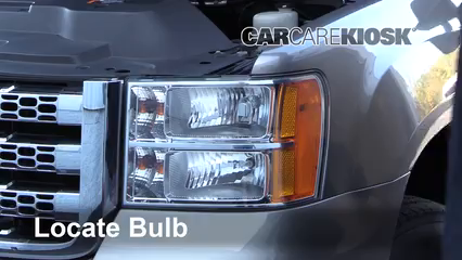 Headlight Bulb Replacement: 2013 GMC Sierra 3500 HD SLT 6.6L V8 Turbo