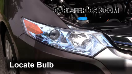 2013 Honda Insight LX 1.3L 4 Cyl. Lights Headlight (replace bulb)