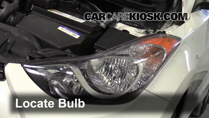 2013 Hyundai Elantra Coupe GS 1.8L 4 Cyl. Coupe (2 Door) Éclairage Feux de route (remplacer l'ampoule)