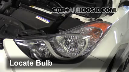 Headlight Bulb Replacement: 2013 Hyundai Elantra Coupe GS 1.8L 4 Cyl