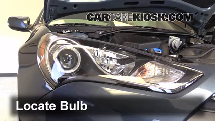 2013 Hyundai Genesis Coupe 2.0T Premium 2.0L 4 Cyl. Turbo Lights Parking Light (replace bulb)
