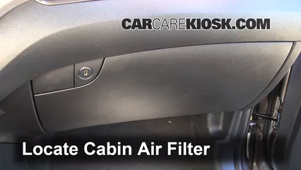 2013 Hyundai Santa Fe Sport 2.4L 4 Cyl. Air Filter (Cabin) Check