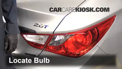 2013 Hyundai Sonata Limited 2.0L 4 Cyl. Turbo Lights Tail Light (replace bulb)