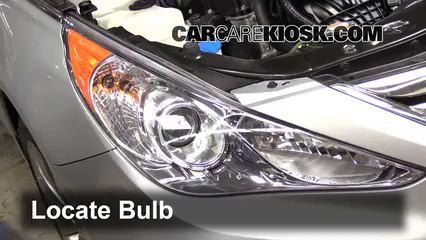 2013 Hyundai Sonata Limited 2.0L 4 Cyl. Turbo Lights Turn Signal - Front (replace bulb)