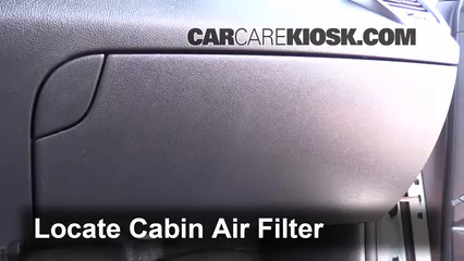 2013 Hyundai Veloster Turbo 1.6L 4 Cyl. Turbo Air Filter (Cabin) Check