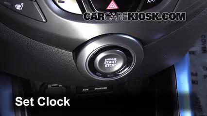 2013 Hyundai Veloster Turbo 1.6L 4 Cyl. Turbo Clock Set Clock