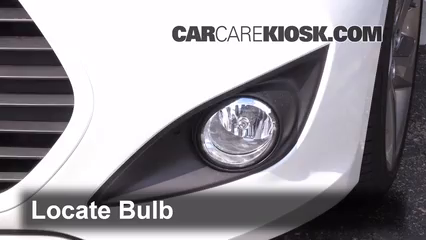2013 Hyundai Veloster Turbo 1.6L 4 Cyl. Turbo Lights Fog Light (replace bulb)