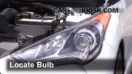 2013 Hyundai Veloster Turbo 1.6L 4 Cyl. Turbo Lights Highbeam (replace bulb)