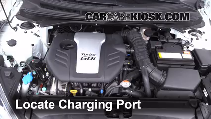 Battery Replacement: 2013 Hyundai Veloster Turbo 1.6L 4 Cyl. Turbo