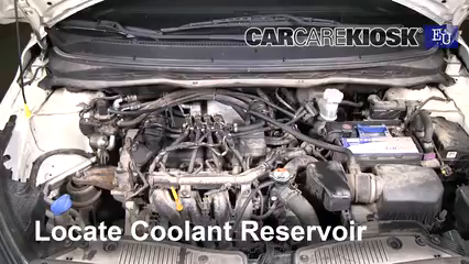 2013 Hyundai i20 Classic 1.2L 4 Cyl. Coolant (Antifreeze) Add Coolant