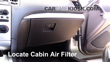 2013 Infiniti G37 X 3.7L V6 Coupe Filtro de aire (interior)