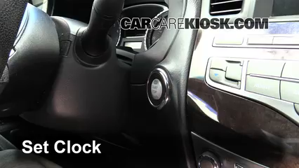 Infinity Cars Clock How to Set the Clock / Change Time on a 2013 Infiniti JX35 3.5L V6