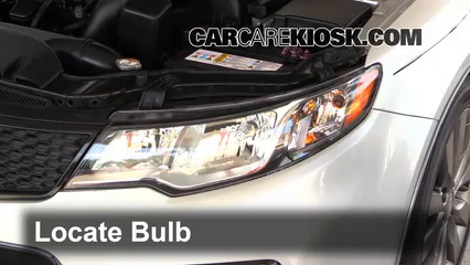 2013 Kia Forte Koup SX 2.4L 4 Cyl. Lights Highbeam (replace bulb)