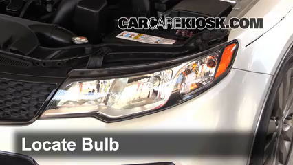 2013 Kia Forte Koup SX 2.4L 4 Cyl. Lights Headlight (replace bulb)
