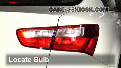 2013 Kia Rio LX 1.6L 4 Cyl. Sedan Lights Tail Light (replace bulb)