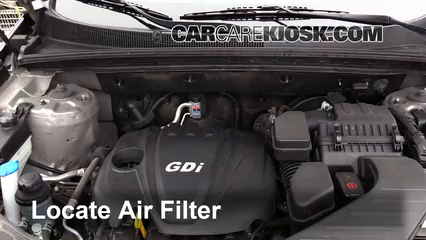 2013 Kia Sorento LX 2.4L 4 Cyl. Sport Utility (4 Door) Air Filter (Engine) Check