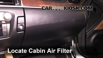 2013 Lexus GS350 3.5L V6 Filtre à air (intérieur)